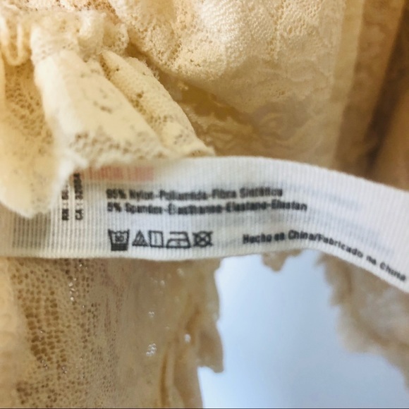 SOLDNWT Free People Women's Long Sleeve Witchy Lace Skater Dress Tea Size Medium - Picture 4 of 12